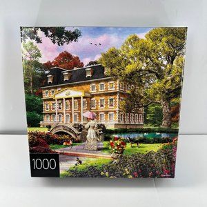 Cardinal 1000 pc Puzzle The Summer Estate Spinmasters.com 20" x 27" Used